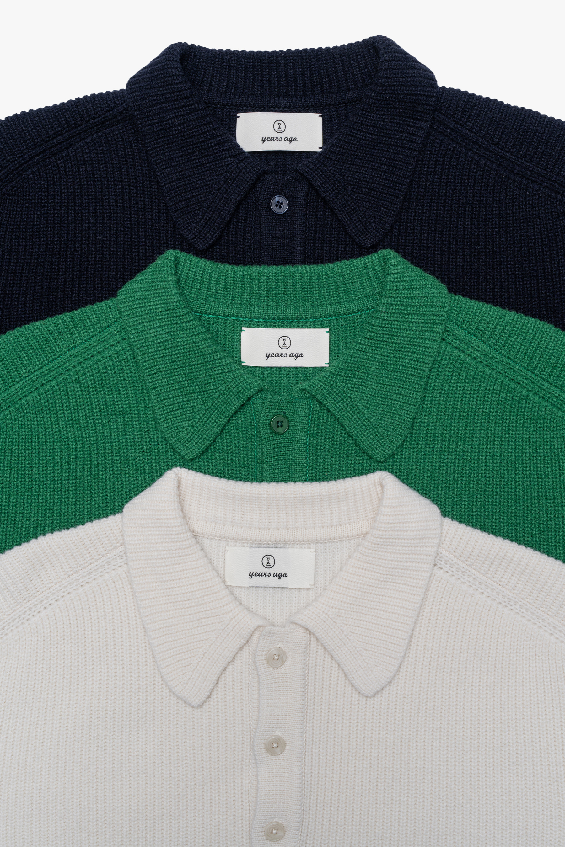 [KNIT PACK4] ROVER WOOL KNIT COLLAR SHIRT (3 Colors)