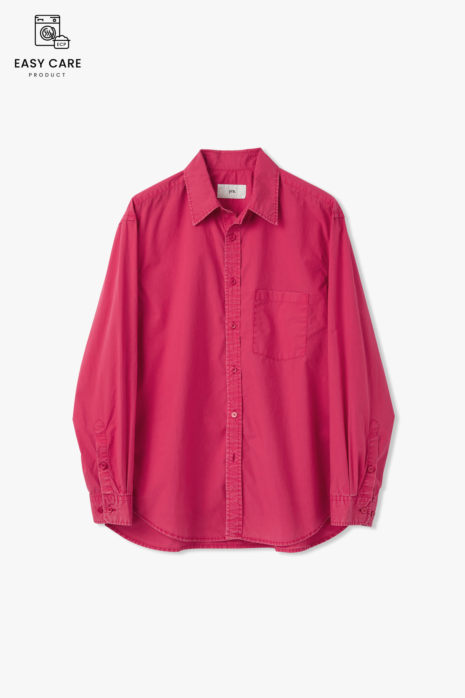 [PO 10/5 순차발송] DUSTY RED YRS POIKA 1980&#039;S VNTG WASHED SHIRTS CLASSIC FIT (ECP GARMENT PROCESS)