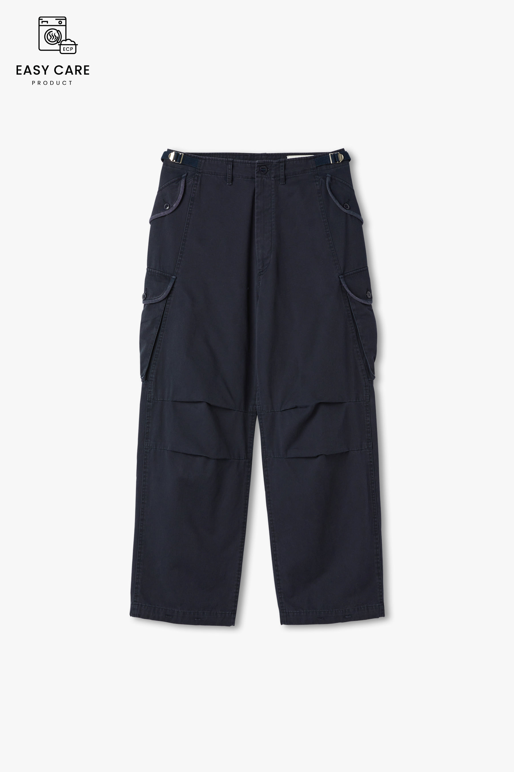 DUSTY NAVY M-74 WASHED CARGO PANTS (ECP GARMENT PROCESS)