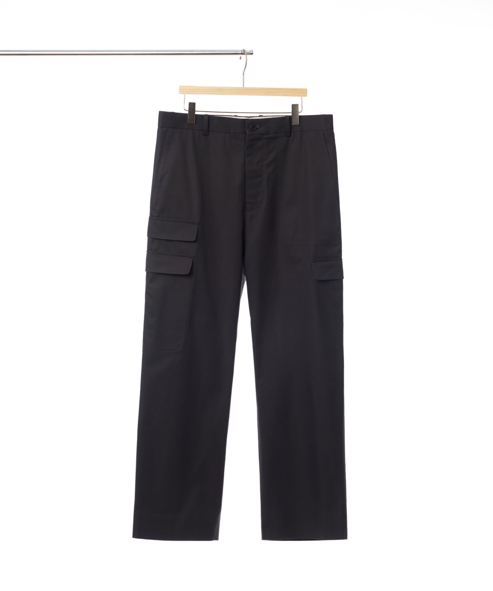 CHARCOAL MULTI POCKET FATIGUE TROUSERS