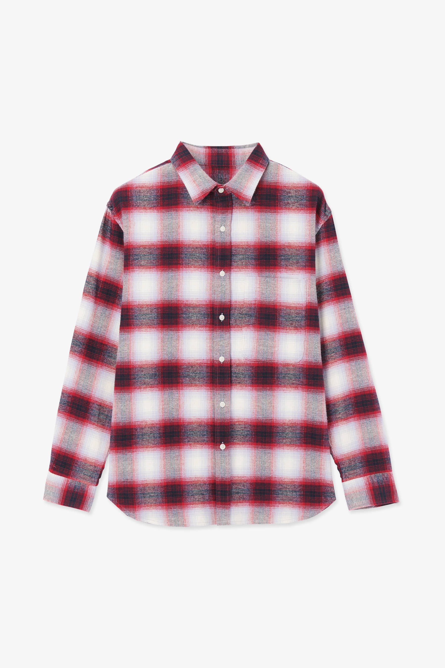 RED CHECK ONE POCKET SHIRTS 02