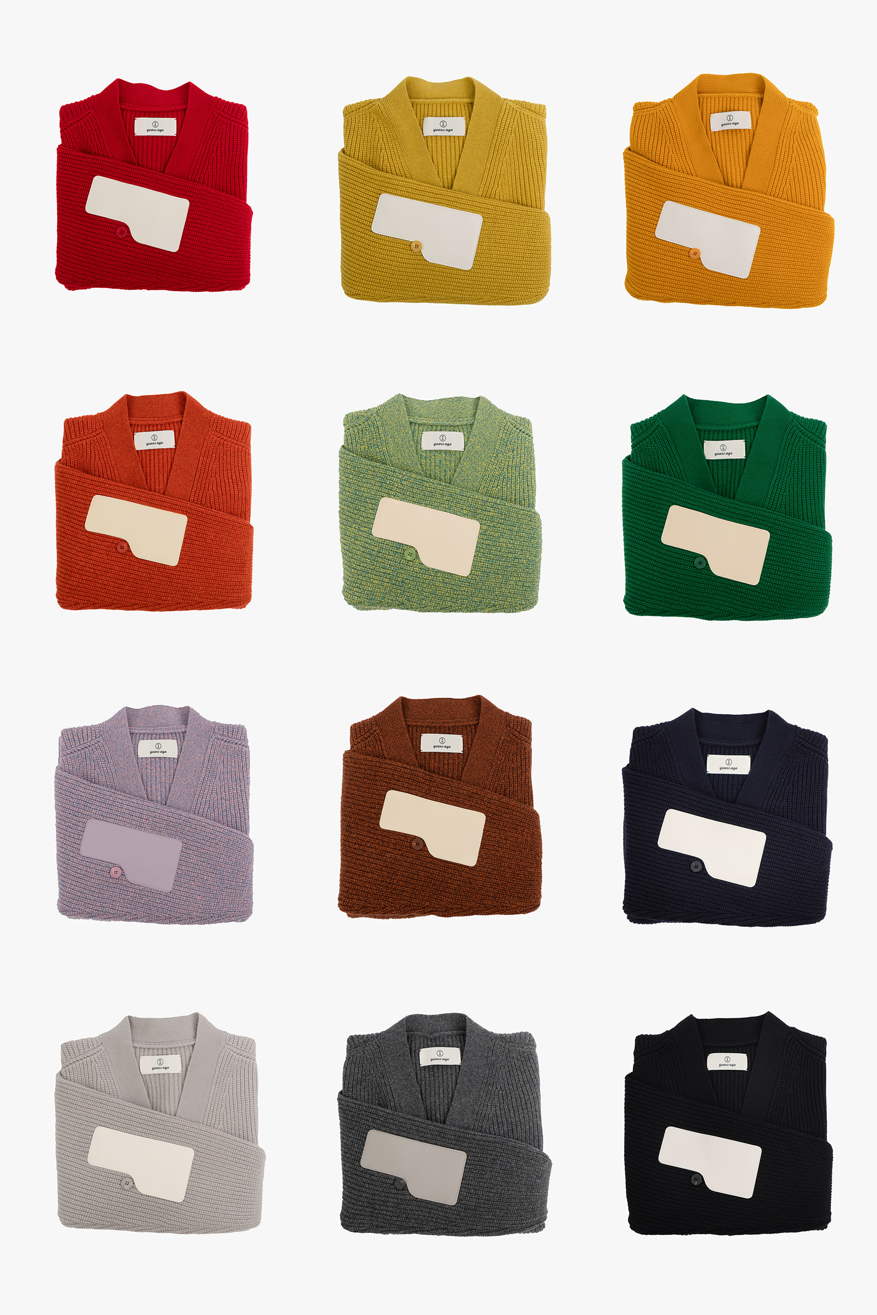 [KNIT PACK1] ROVER WOOL CARDIGAN 01-2 (13 Colors)