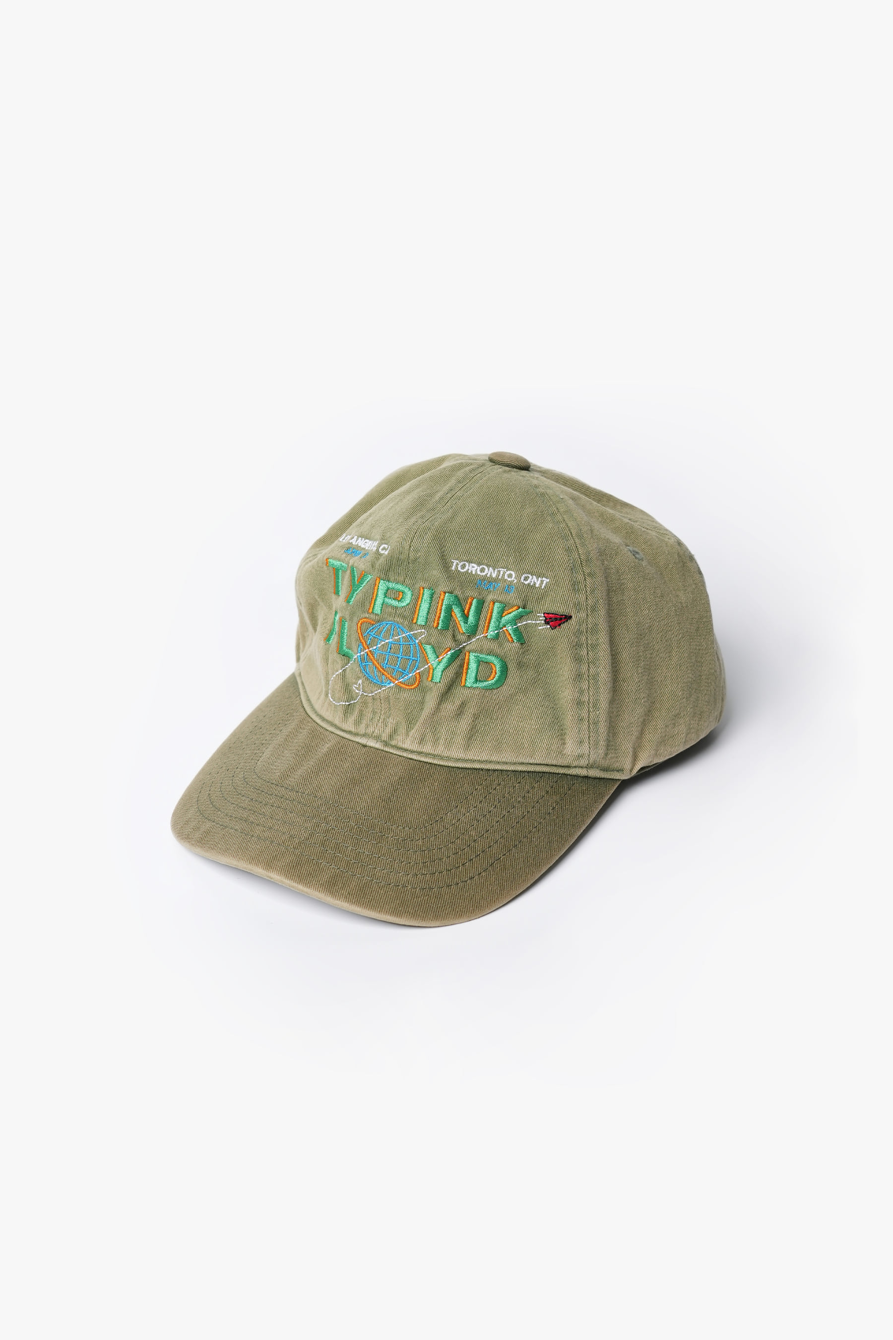 DUSTY OLIVE/KAKI 80-90’S VNTG CAP (WORLD TOUR PARODY)