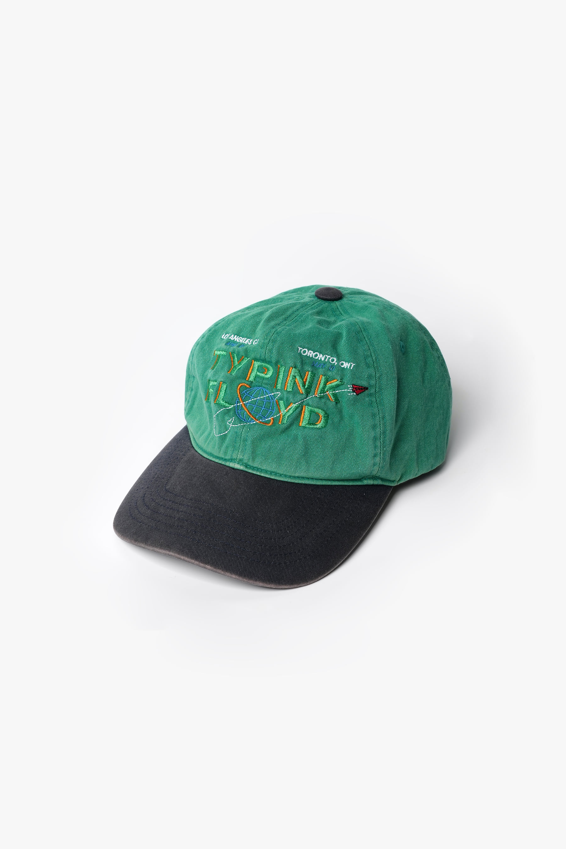 DUSTY GREEN/NAVY 80-90’S VNTG CAP (WORLD TOUR PARODY)